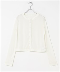 層次感開襟衫(象牙白-one-IVORY)