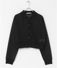 透膚襯衫開襟衫(黑色-one-BLACK)