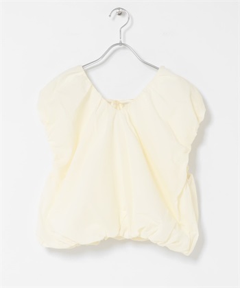 氣球蝴蝶結罩衫(象牙白-one-IVORY)