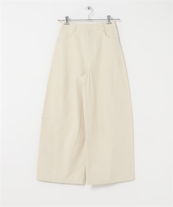 繭型寬褲(象牙白-36-IVORY)