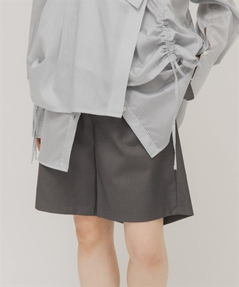 雙打褶短褲