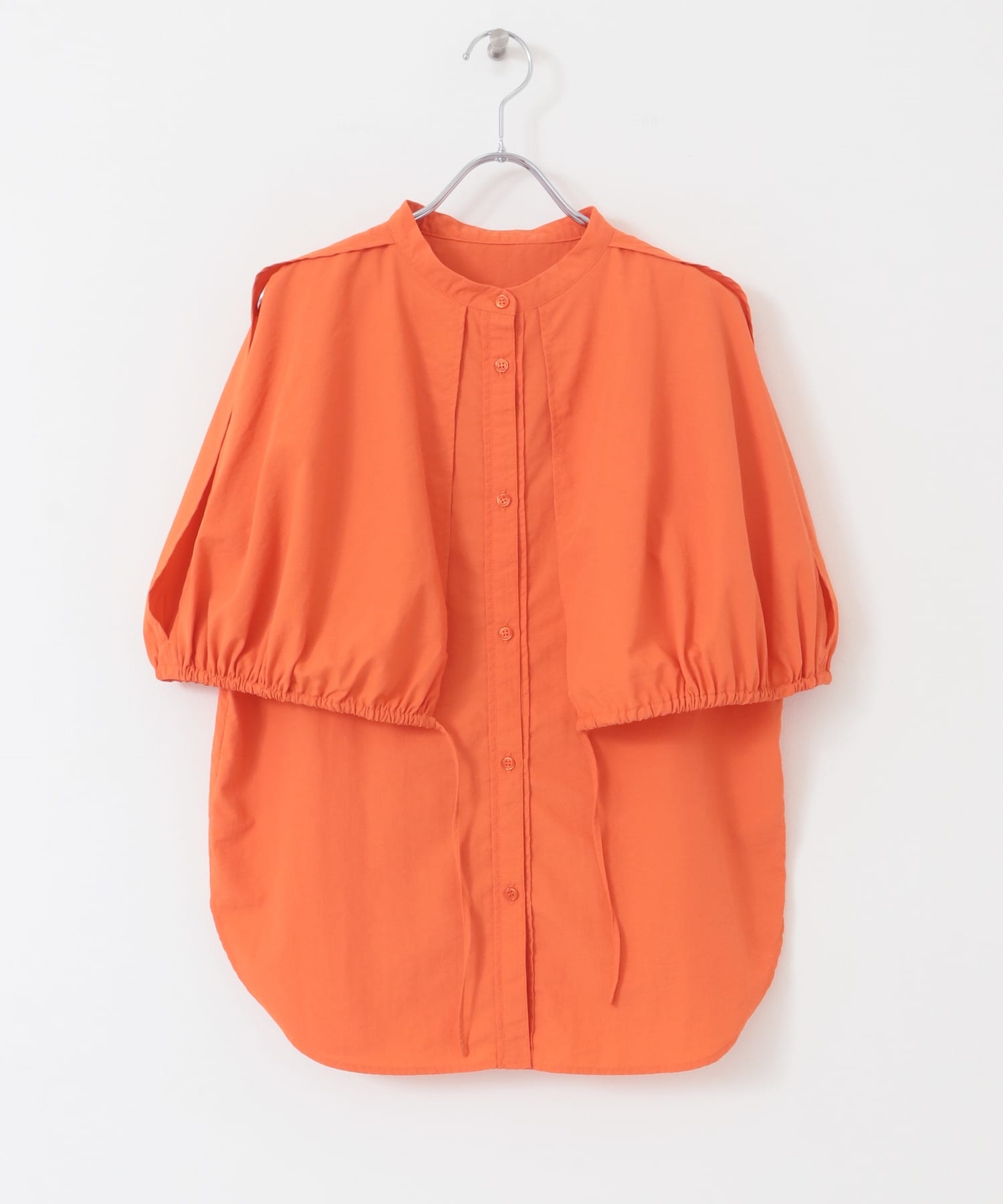 2WAY袖子罩衫(橘色-one-ORANGE)