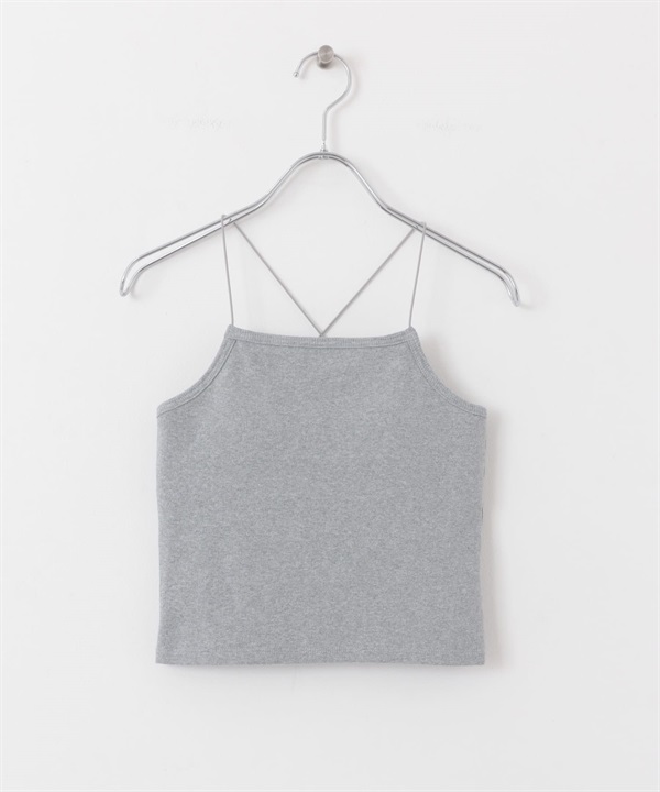 附罩杯細肩帶背心(淺灰色-one-GRAY)