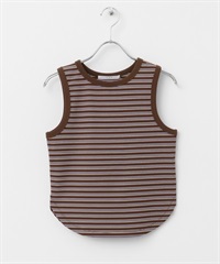 短版坦克背心(棕色條紋-one-其他棕色)