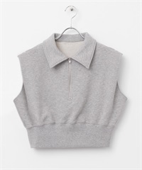 肩部打褶拉鍊休閒上衣(淺灰色-one-其他灰色)