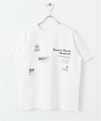 合身LOGO T恤(米色-one-OFF WHITE)