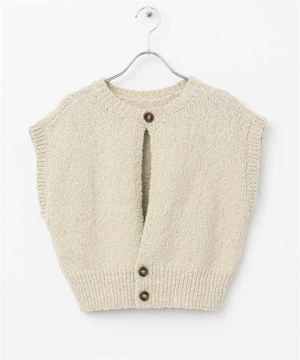 圈圈紗針織背心(淺灰膚色-one-其他膚色)