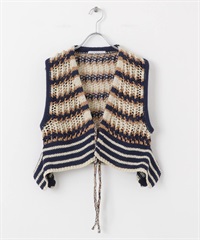 2WAY橫紋背心(藏青色混色-one-其他藍色)