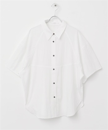 男裝風格寬鬆襯衫(米色-one-OFF WHITE)