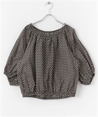 2WAY印花罩衫(黑色-one-其他黑色)