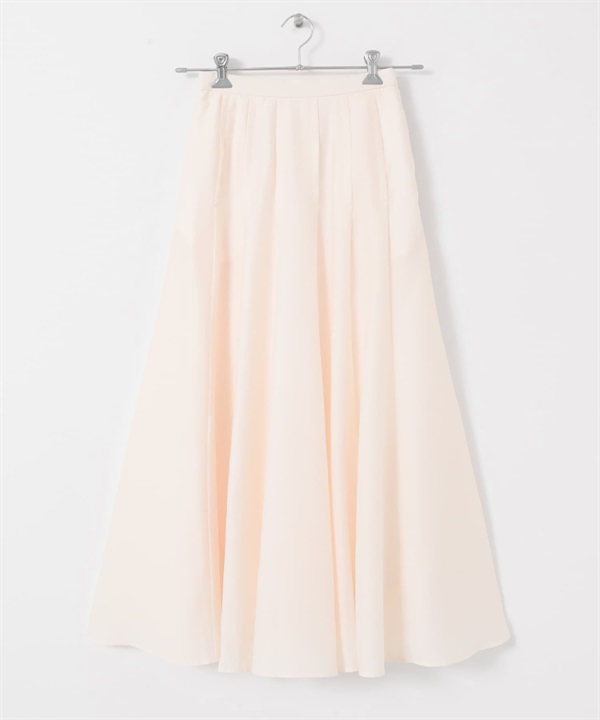 寬襬透膚長裙(象牙白-one-IVORY)