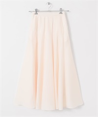 寬襬透膚長裙(象牙白-one-IVORY)