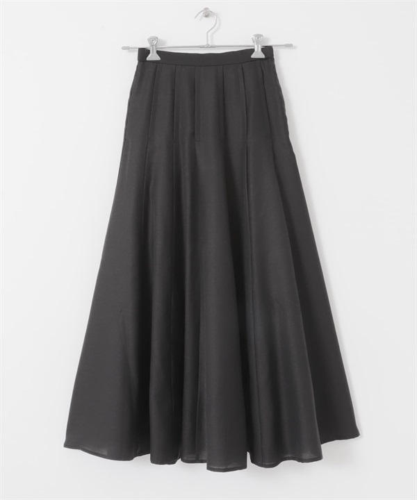 寬襬透膚長裙(黑色-one-BLACK)