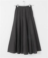 寬襬透膚長裙(黑色-one-BLACK)