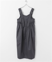 軍裝風背心裙(炭灰色-one-CHARCOAL GRAY)