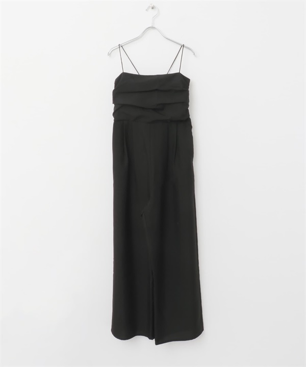 露背細肩帶連身褲(黑色-one-BLACK)