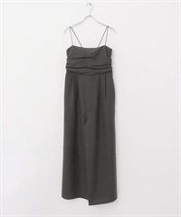 露背細肩帶連身褲(炭灰色-one-CHARCOAL GRAY)