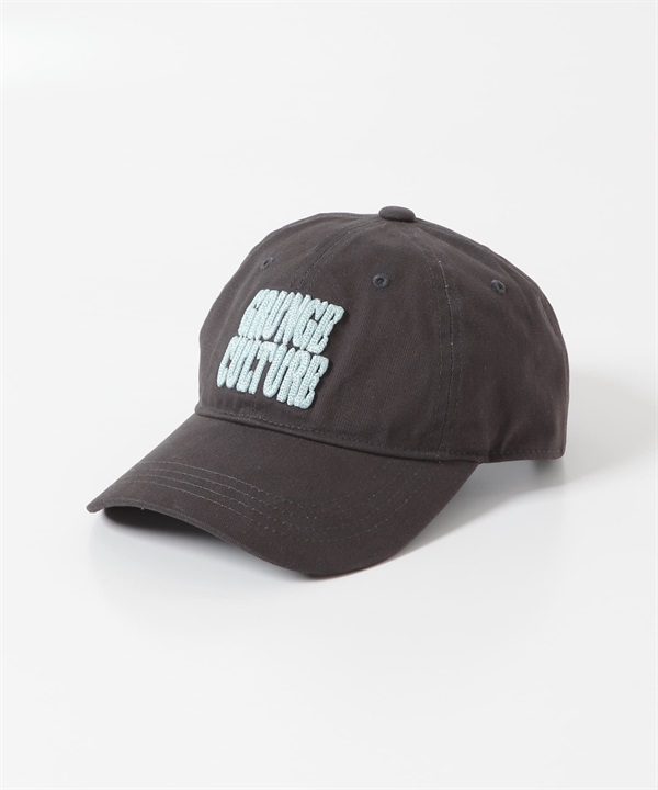 鎖鍊縫刺繡棒球帽(炭灰色-one-CHARCOAL GRAY)