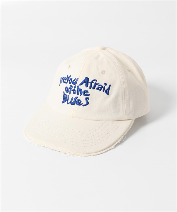 破壞感帽簷設計棒球帽(象牙白-one-IVORY)