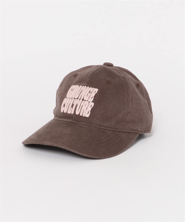 立體鎖鍊刺繡棒球帽(棕色-one-BROWN)