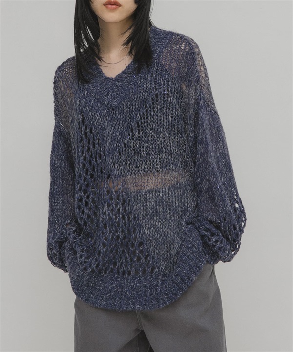 鏤空亮片針織衫