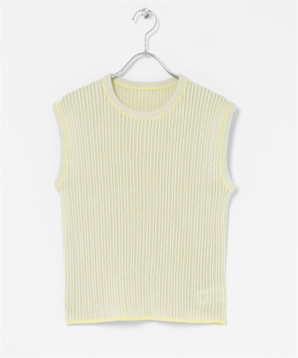 雙反面針織背心(象牙白-one-其他白色)