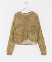 【成套組合】針織開襟衫 × 透膚上衣(黃膚色-one-其他膚色)