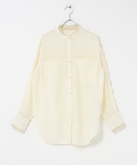 層次感長版襯衫(象牙白-one-IVORY)