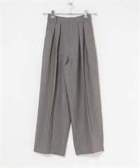 雙褶長褲(灰色-one-其他灰色)