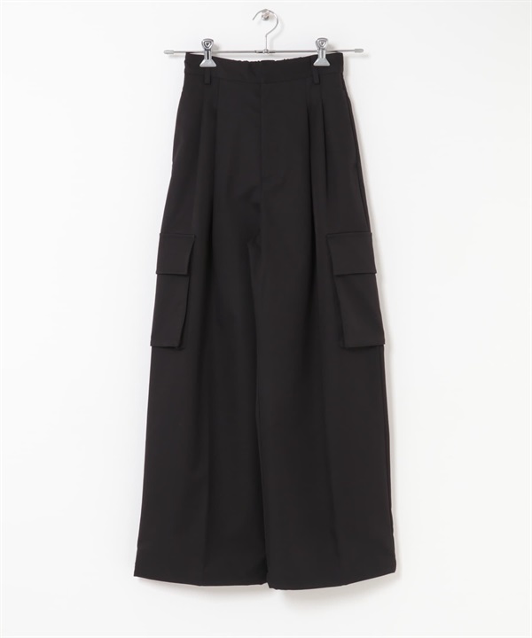 工裝設計長褲(黑色-one-BLACK)