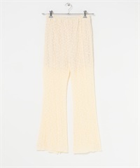 蕾絲輕便喇叭褲(象牙白-one-IVORY)