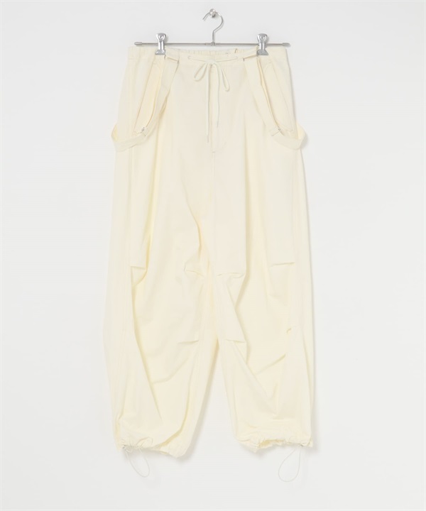 2WAY寬版工作褲(象牙白-one-IVORY)