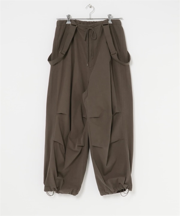 2WAY寬版工作褲(棕色-one-BROWN)