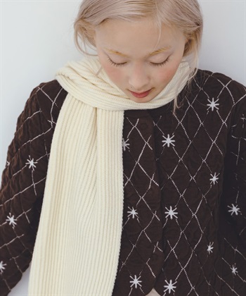 絎縫短版開襟衫