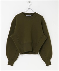 大學T設計針織衫(卡其綠-one-KHAKI)