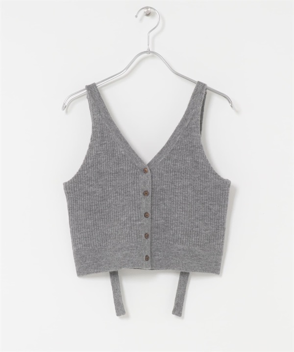 2WAY針織背心(灰色-one-GRAY)