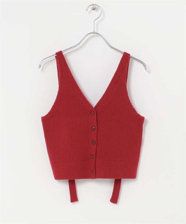 2WAY針織背心(紅色-one-RED)
