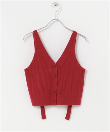 2WAY針織背心(紅色-one-RED)