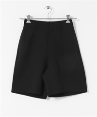 正面縫線設計短褲(黑色-one-BLACK)