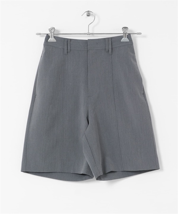 正面縫線設計短褲(灰色-one-GRAY)