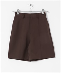 正面縫線設計短褲(棕色-one-BROWN)