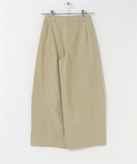 寬版繭型剪裁長褲(淺膚色-one-其他膚色)