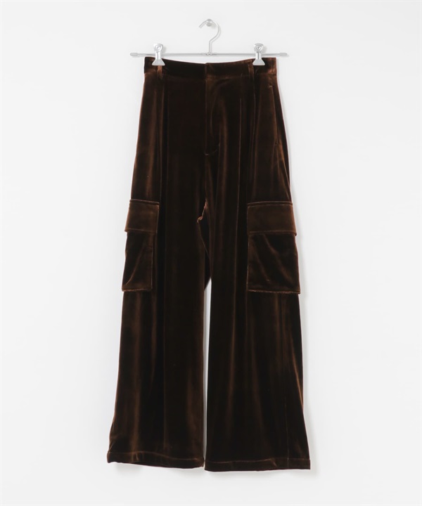 絲絨工作褲(棕色-one-BROWN)