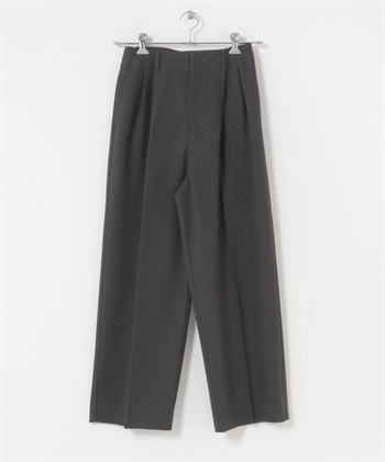 仿羊毛起毛長褲(炭灰色-36-CHARCOAL GRAY)