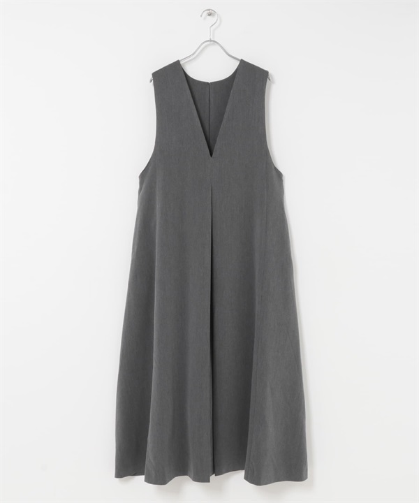 2WAY傘狀背心裙(炭灰色-36-CHARCOAL GRAY)