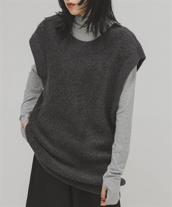 2WAY針織背心迷你洋裝