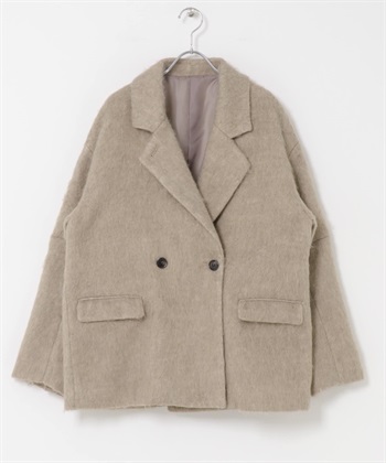 絨毛西裝外套(摩卡色-one-MOCHA)