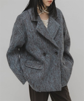 絨毛西裝外套