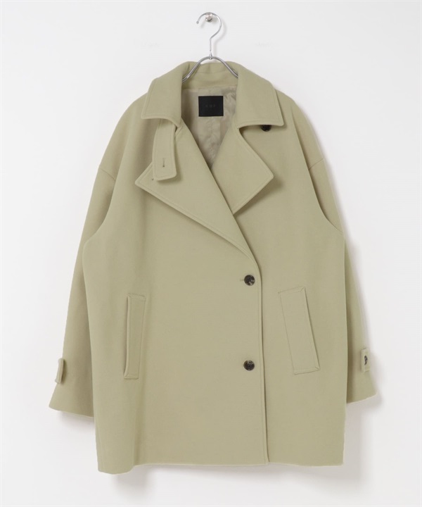 大領片中長版大衣(霧膚色-one-其他膚色)