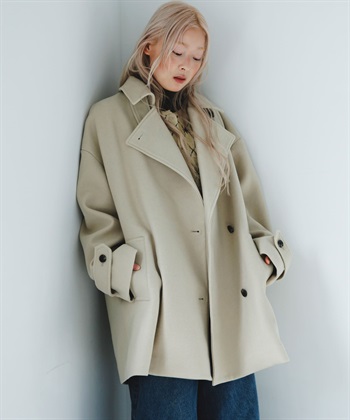 大領片中長版大衣